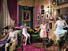Cô gái tóc vàng gợi cảm này từ video trong video chứng tỏ rằng cô ấy có một cặp mông rất săn chắc. Được trang điểm kĩ càng và xinh xắn với cặp vú trắng nõn căng tràn với hai núm vú hồng hào, nàng đã ngay lập tức làm xiêu lòng anh chàng với phim sex phụ đề tiếng một màn dâm dục phong phú. Quỳ trên sàn cứng, cô gái, như một người thổi kèn thực sự, làm cho anh ta cảm thấy dễ chịu, sau đó họ xé nát âm hộ và mông của cô ấy một cách dịu dàng hơn nhiều so với những lần trước, nhưng vẫn cứng. Điều duy nhất mà người tình của cô cho cô là hậu môn, với sự thâm nhập sâu của lưỡi vào vòng chặt chẽ của hậu môn.